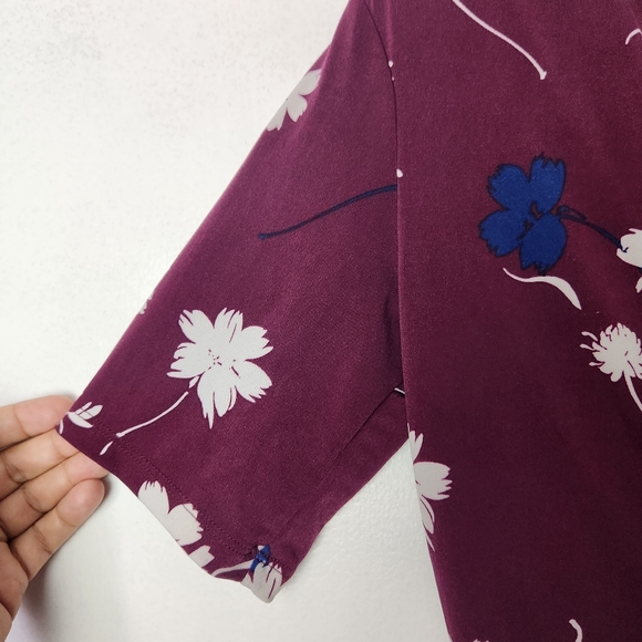 Banana Republic Floral Wrap Dress - Picture 3 of 13